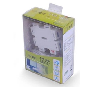 SSK <b>USB</b> Hub 7 Ports <b>USB</b> 2.0 Plastic Desktop <b>Splitter</b> For Computer - Product Image 5