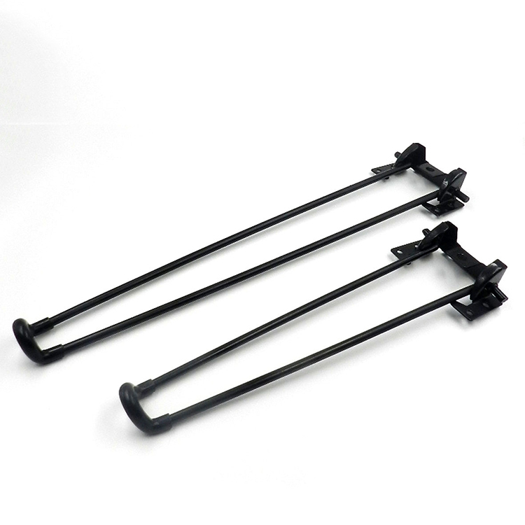 U Shape Metal Folding Table Legs Adjustable Durable