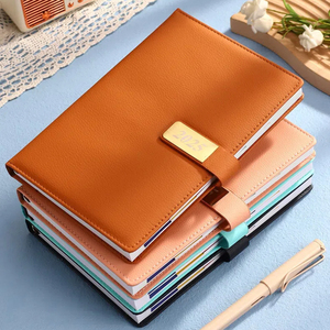 2025 2026 Tiếng Anh Tây Ban Nha chương trình nghị sự PU da máy tính xách tay lịch lịch A5 hàng tuần hàng ngày kế hoạch biểu tượng tùy chỉnh bán buôn Nhật Ký - Product Image 3