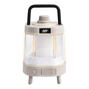 Linterna de camping T6002 LED portátil, impermeable, para tienda de campaña, con control táctil recargable por USB para camping - Product Image 1