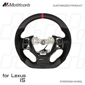 Volant en cuir avec poignées en microfibre de haute qualité personnalisées pour Lexus IS RC NX GS 250 300 300h 350DS 500 F Sport 2013-2025 - Product Image 2