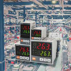 FCGK TCN4S tcn0.5% tcnttcn4l 48*48mm otomatik ayarlama PID sıcaklık kontrolörü doğruluk SSR + röle çıkışı özelleştirilebilir OEM sıcaklık - Product Image 2