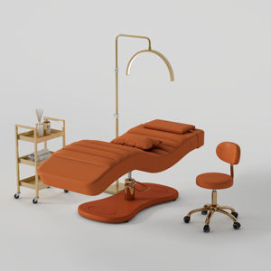 Cama de Belleza Eléctrica de Lujo con 3/4 Motores, Moderna, de Cuero PU, para Tratamientos Faciales y Spa, con Base de Luz LED, Cama para Pestañas - Product Image 6