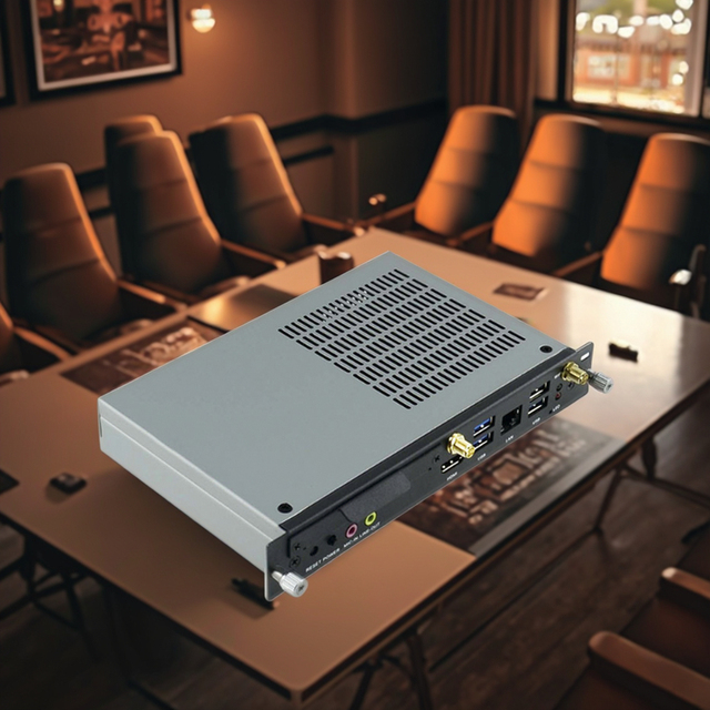 Sharerdp Custom Core I5 12th 12450H 1235U Octa Core 10 Core Pluggable OPS Slot Mini PC Fanless for Interactive Whiteboard