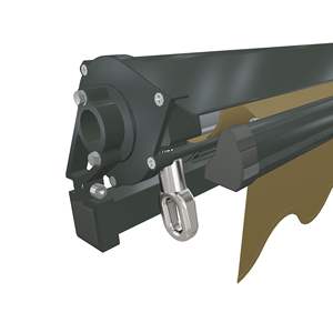 <span class=keywords><strong>Parasol</strong></span> à demi-paroi amovible pour extérieur <span class=keywords><strong>Parasol</strong></span> de jardin pour balcon Parapluie de jardin pour décrochage extérieur <span class=keywords><strong>Auvent</strong></span> en alliage d'aluminium - Product Image 6