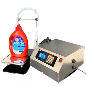 Machine de remplissage de bouteilles électrique automatique de haute précision pour liquides, prix compétitif - Product Image 1