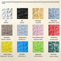 Autocollant mural décoratif en PVC 3D résistant à l'humidité pour la réception d'hôtel