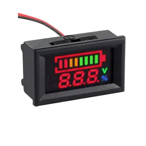 DC12V 24V 36V 48V 60V 72V 84V 96V Acid lead Lithium polymer NiMH Battery Capacity Indicator Digital LED Tester Voltmeter Monitor