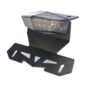 Accesorios de modificación de motocicleta todoterreno soporte de montaje de luz de placa trasera corta de acero inoxidable para Honda CRF300L - Product Image 1