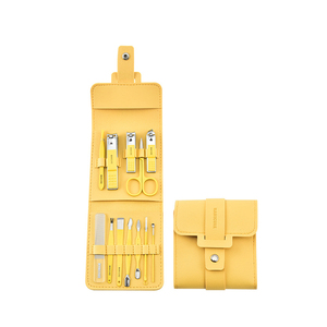 Chuyên Nghiệp 12 Pcs Của Phụ Nữ Móng Chân Móng Tay Công Cụ Thiết Lập Chất Lượng Cao Xách Tay Làm Móng Tay <span class=keywords><strong>Kit</strong></span> 16Pcs Làm Bằng Thép Không Gỉ PU Da Trường Hợp - Product Image 2