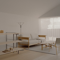 Conception personnalisée de villa en bois de style Japandi moderne et minimaliste, plans d'aménagement intérieur et extérieur, rendu 3D, services de conseil en profondeur