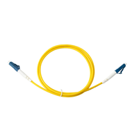 Cable de Conexión de Fibra Óptica Monomodo Dúplex LC/UPC 3.0mm 2.0 LSZH con Revestimiento Amarillo G652D 9/125 OS2 FTTH para Redes Interiores