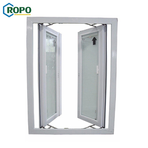 Ventana Abatible de PVC de Alta Calidad con Doble Acristalamiento para Edificios AS2047, <span class=keywords><strong>Ropo</strong></span> Fuzhou - Product Image 2