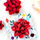 16ct <b>Gift</b> <b>Bows</b> Assort Red Blue Colors Wholesale Polyestger Star <b>Bows</b> For <b>Gift</b> - Product Image 5