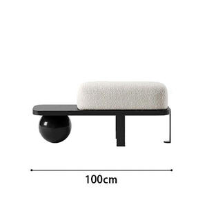 Nordic Style Shoe Changing <b>Stool</b> With Cushion Space Saving Entrance Bench For Home <b>Dressing</b> Room - Product Image 5