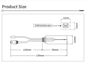 Gigabit 100Mbps Power Supply Ethernet RJ45 Standard 48V to <strong>Type</strong>-C 5V 3A POE Splitter Adapter <strong>Network</strong> <strong>Switches</strong> - Product Image 6