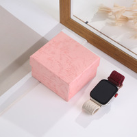 Boîte cadeau pour montre en stock, avec coussin, emballage rigide en papier de qualité supérieure pour montres et accessoires