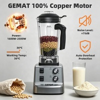 Elektrische krachtige volautomatische blender voor melk, koffie, smoothies, fruitsap, multifunctioneel, commercieel, liquidificador