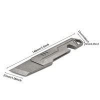 Outil multifonctionnel tactique en titane de qualité 5 avec logo personnalisé, usiné CNC avec précision, EDC ultraléger et robuste