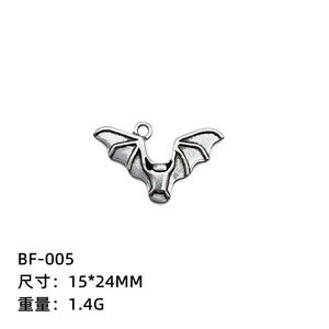 Nouveaux accessoires de bijoux de charme en alliage populaire marine argent chauve-souris gothique chapeau collier sac boucles d'oreilles - Product Image 6