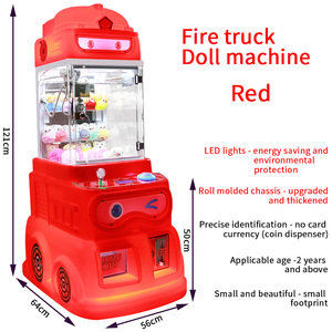 Fábrica al por mayor niños Mini muñeca garra máquina de juego que funciona con monedas pequeño juguete Grabber grúa garra máquinas con - Product Image 5