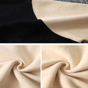 Logo personnalisé 100% coton polaire Street Wear Patchwork manches épaules tombantes Crew Sweatshirts personnalisé coton broderie Zip Hoodie - Product Image 5