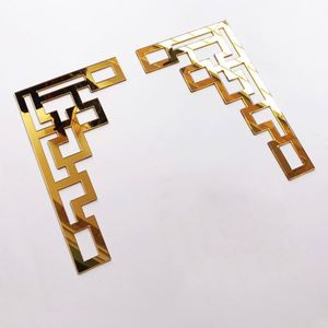 Autocollants muraux en miroir acrylique 3D à lignes, personnalisables, pour décoration de fond – Vente chaude - Product Image 5