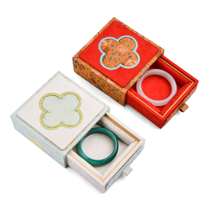 Jinsky Palace Style Silk Brocade Drawer <b>box</b> Rectangular Case for <b>Necklace</b>, Bracelet, Bead Bracelet,Seal for Packaging - Product Image 5