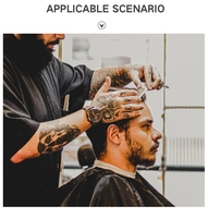 Kefei Vente en gros Logo personnalisé Cape de coiffeur avec logo imperméable à l'eau entièrement imprimée pour salon de coiffure avec logo