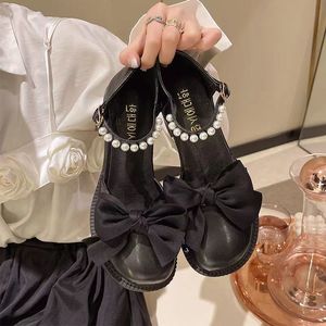 Chaussures pour femmes, nouveau style d'été, talons hauts blancs en cuir PU, chaussures de princesse pour femmes - Product Image 2