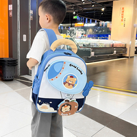 2 Pcs Tas Ransel & Dompet Koin Anti Air Motif Kartun Modis untuk Anak Usia 3-6 Tahun (Set)