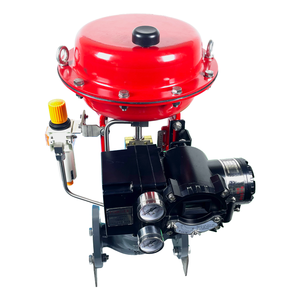 Высокотемпературный мембранный регулятор Пневматический регулирующий клапан с позиционером, электрический ручной электропривод для водной среды, OEM поддерживается - Product Image 2