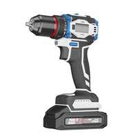 Ensemble de perceuse électrique au lithium 21V, perceuse à main sans balais, tournevis électrique 60Nm, multifonctionnel, rechargeable 60Nm