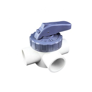 Vanne de dérivation à bille en PVC 3 voies pour piscine, compatible avec les accessoires de piscine et de spa - Product Image 3