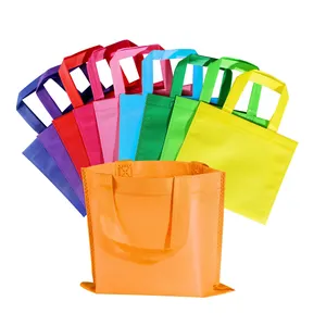 Wholesale Shopping Party Christmas Gift Recycled Children's Tote Color Suppliers Of Non Woven Bags