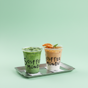 Vasos de Plástico PET Transparente de Alta Calidad de 98 mm, Libres de BPA, Desechables, de 10-24 oz, con Tapas y Pajitas para Café Helado, Jugos, Boba, Bubble <span class=keywords><strong>Matcha</strong></span> - Product Image 1