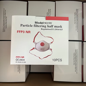 Masker <span class=keywords><strong>Respirator</strong></span> Anti Debu <span class=keywords><strong>FFP3</strong></span> CE Valve 10Pcs Masker Filter Debu <span class=keywords><strong>FFP3</strong></span> Sekali Pakai Tali Pengikat Dapat Disesuaikan Penutup Hidung Penuh Tambang Batubara - Product Image 5