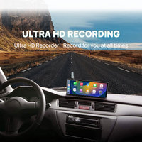 Écran tactile de navigateur pris en charge par CarPlay Android Auto Cast de 11.3 pouces Enregistreur 1080P + 4K Image inversée Connexion Radio BT