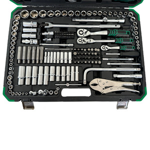 CHTON Kawataku 202-Piece Automotive Repair Tool Set 1/2 In Socket Wrench Ratchet Screwdriver Mechanics Kit Hard Case - Product Image 1