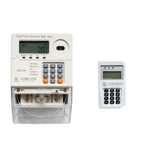 Wireless Single Phase Dual Tariff Smart Electricity Meter With CIU
