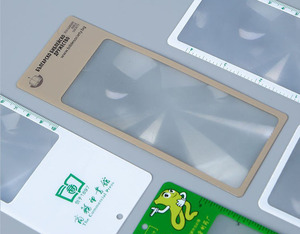 Phong cách dễ thương Fresnel Bookmark Kính lúp cho Kinh Thánh Cuốn sách với người cai trị in - Product Image 4