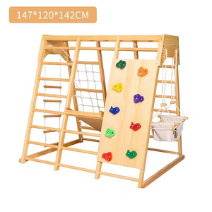 Juego <span class=keywords><strong>de</strong></span> escalador <span class=keywords><strong>de</strong></span> madera estilo Montessori, juego <span class=keywords><strong>de</strong></span> <span class=keywords><strong>escalada</strong></span> y tobogán para interiores, parque infantil para interiores - Product Image 1