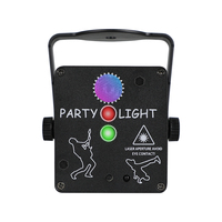 Lampe DJ USB 3 trous, mini projecteur de fête, faisceau laser RGB LED, lumière de scène, effet de lumière laser pour les fêtes de Noël, bar