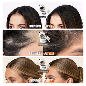 Poudre de retouche pour racines, correcteur de ligne de cheveux, couvre-cheveux gris, <span class=keywords><strong>ombre</strong></span> à cheveux pressée compacte avec miroir et houppette pour femmes et hommes - Product Image 6