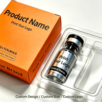 Étiquettes personnalisées imprimées résistantes à la chaleur et aux UV, autocollants adhésifs pour petits flacons en verre pour cosmétiques, flacons en plastique de 3 ml et 10 ml