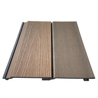 Panneau mural extérieur en WPC co-extrudé 148*21mm, panneaux muraux en composite bois-plastique, panneaux muraux extérieurs