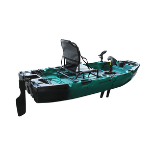 Nhựa Ghế Đơn Ngồi Trên Đầu Gấp Có Thể Tháo Rời Câu Cá Kayak 2 Mảnh Modular Canoe Với Vây Đạp Kayak Cánh Quạt Đạp Kayak - Product Image 4
