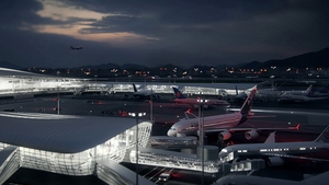 Thiết kế kiến trúc dự án sân bay thẩm mỹ và mang tính biểu tượng cho các địa danh hàng không toàn cầu - Product Image 4