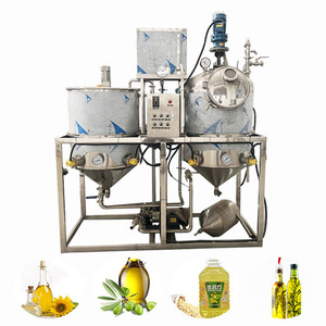 Machine de raffinage d'huile végétale brute de palme et de tournesol pour la cuisson - Product Image 1