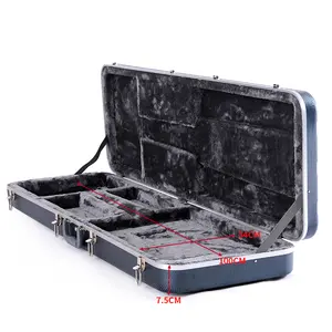 Factory Direct Selling High Quality Abs Guitar Storage Box Hard Plastic Guitar Case electric ABS CASE bass abs case
